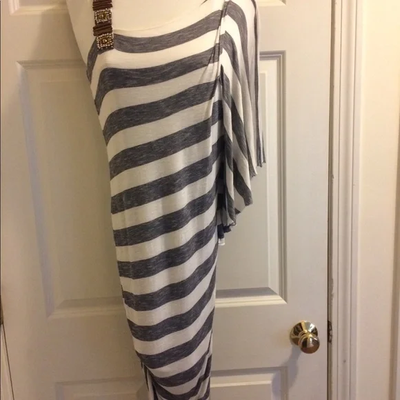 Bebe Striped Sheath Dress - Picture 2 of 6
